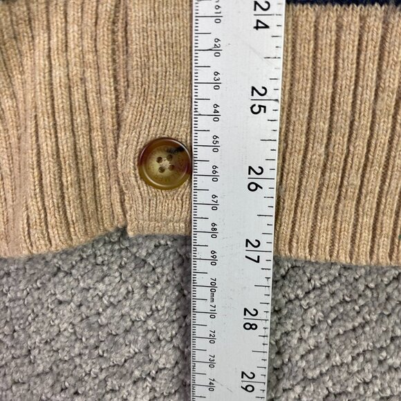 Vintage Arnold Palmer Fair Isle Cardigan Sweater Men's Medium Grandpa Grunge - Picture 8 of 8